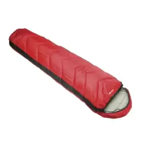 Image of Trespass Doze 3 Season Sleeping Bag (One size) (Red)