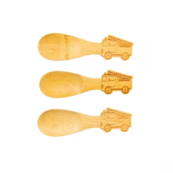 Image of Sass & Belle Bamboo Fire Engine Spoons - Set of 3