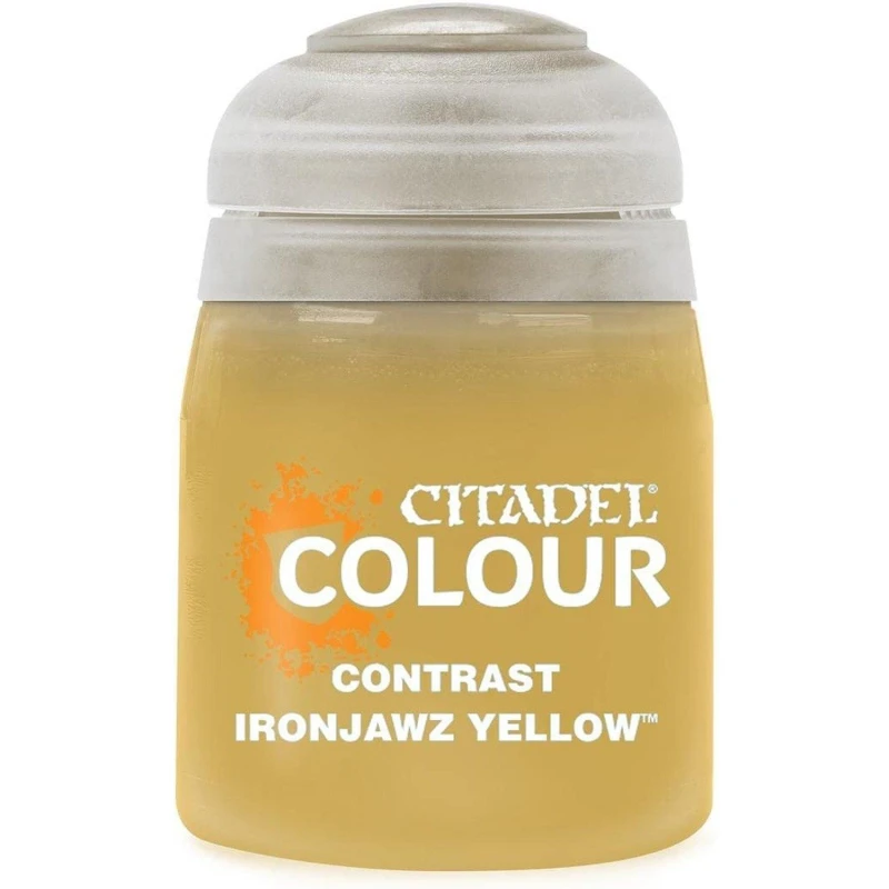 Image of Citadel Games Workshop Colour Contrast: Ironjawz Yellow (18ml) Paint Multi
