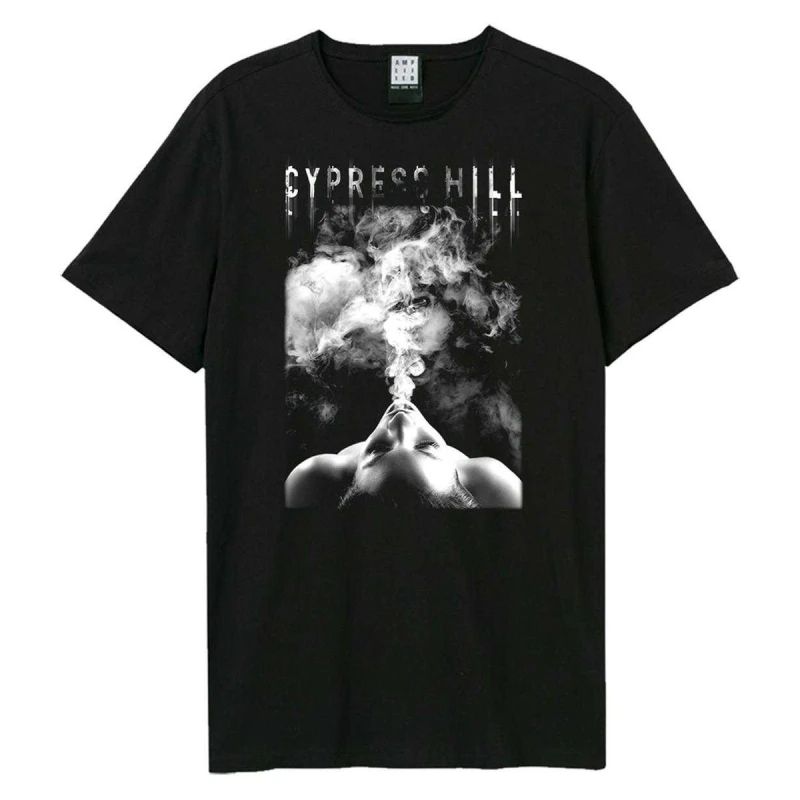 Image of Amplified Amplified Men Smoke Up Cypress Hill T-Shirt in Black Size: X-Small Black XS Male 5063852064496