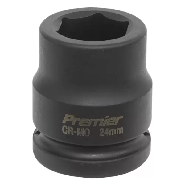 Image of Genuine SEALEY IS3424 Impact Socket 24mm 3/4Sq Drive