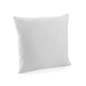 Image of Westford Mill Fairtrade Cushion Cover (40cm x 40cm) (Light Grey) - Light Grey