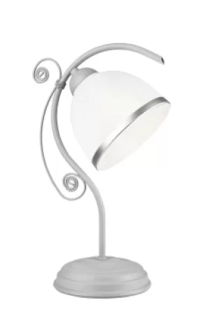 Image of Retro Ii New Colours Desk Lamp Silver, 1x E27