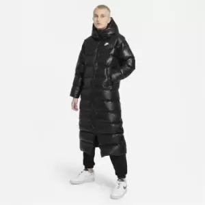 Image of Nike ThermaFit City Hood Parka Jacket Womens - Black