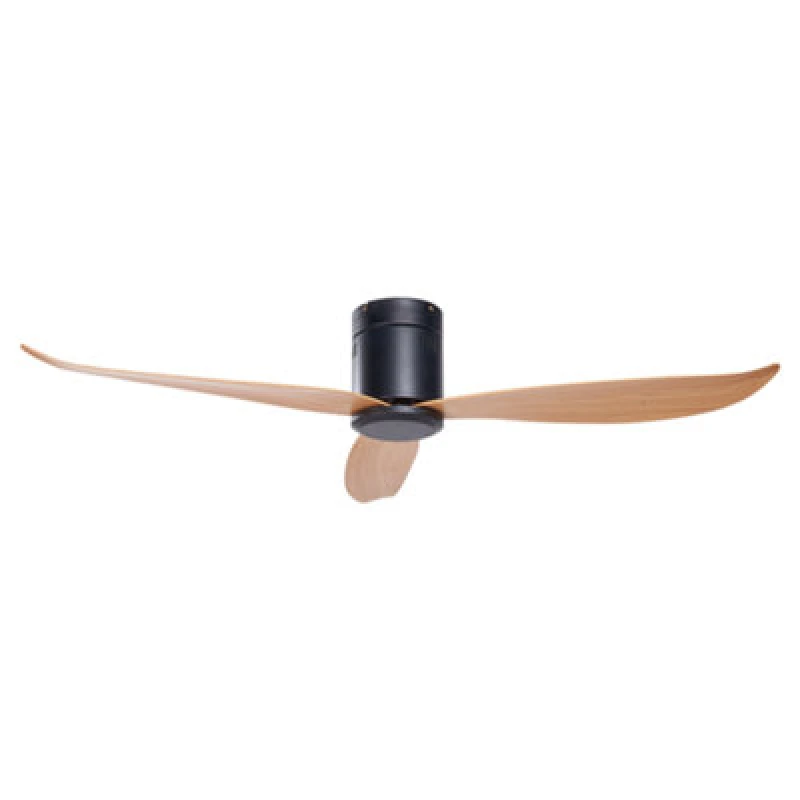 Image of Beliani Ceiling Fan Malad With Remote Black