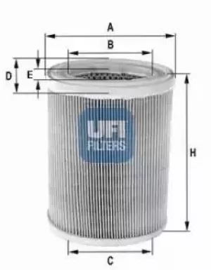 Image of 27.606.00 UFI Air Filter