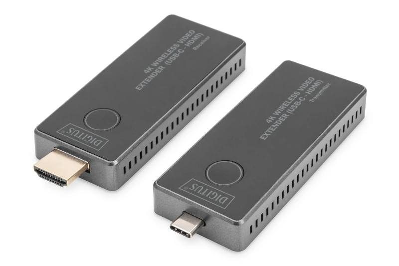 Image of Digitus 4K Wireless Video Extender Set. 30 m (USB-C - HDMI). 4K/30Hz