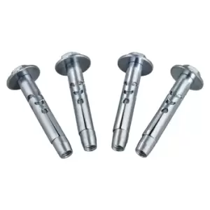 Image of Hama Screw Set with Heavy-Duty Dowels Made of Metal 10 x 50 mm