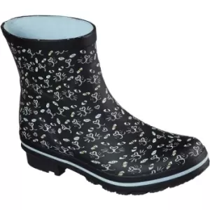 Image of Skechers Womens/Ladies Bobs Rain Check Misty Eye Wellington Boots (4 UK) (Black) - Black