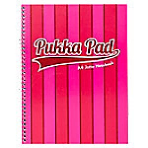 Image of Pukka Pad Jotta Pad Vogue A4 Ruled Pink Pack of 3