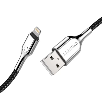 Image of Cygnett CY2669PCCAL Armoured Lightning to USB-A Cable 1M - Black