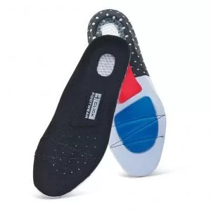 Image of Click Footwear Gel Insoles Pair Size 11 BlackRedBlue Ref CF100011 Up