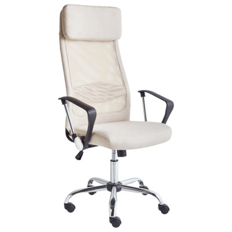 Image of Beliani Office Chair Pioneer Beige