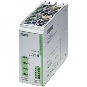 Image of Phoenix Contact TRIO-PS/3AC/24DC/10 Rail mounted PSU (DIN) 24 V DC 10 A 240 W 1 x