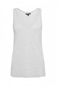 Image of French Connection Viscose Sless Tank Top Grey