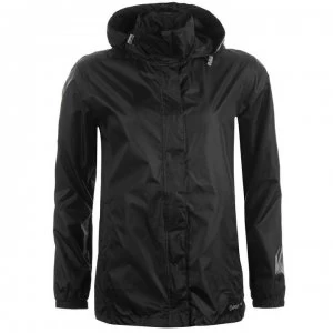 Image of Gelert Packaway Waterproof Jacket Ladies - Black