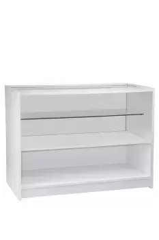 Image of C1200 Retail Shop Counter - Brilliant White