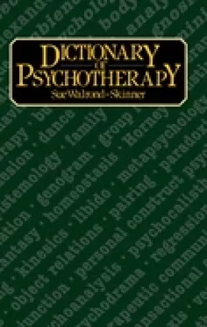 Image of dictionary of psychotherapy