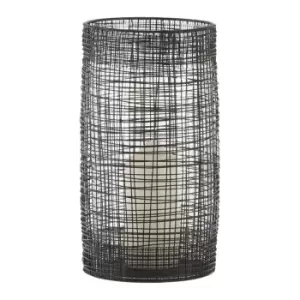 Image of Olivia's Lantern Toni Black Cylindrical / Large