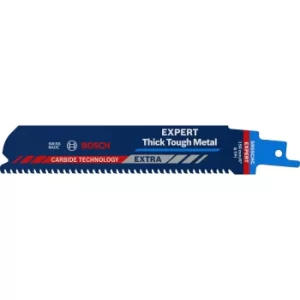 Image of Bosch Expert S955CHC Thick Tough Metal Cutting Reciprocating Saw Blades 150mm Pack of 1