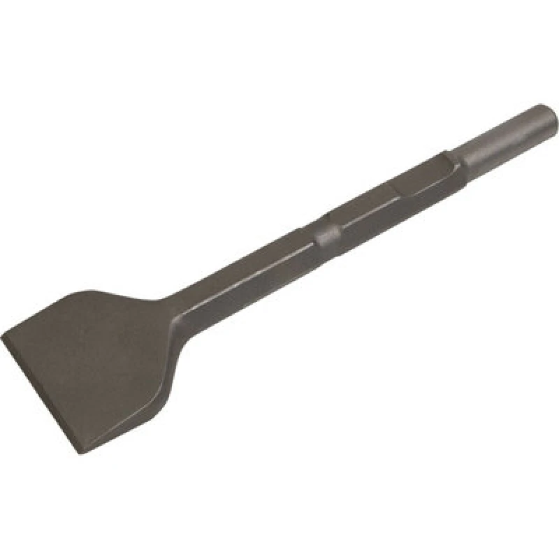 Image of Loops 75 x 300mm Wide Impact Chisel - Kango 900 - Demolition Breaker Steel Chisel Metallics