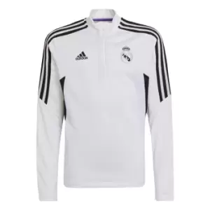 Image of adidas Real Madrid Condivo 22 Training Top Kids - White