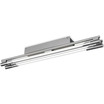 Image of Casa - 2 Light Flush Light Brushed Steel - Firstlight
