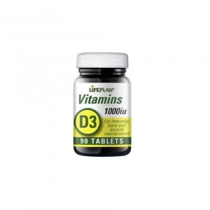 Image of Lifeplan Vitamin D3 1000iu 90 Tablets