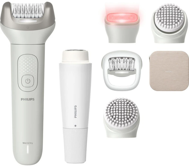 Image of PHILIPS BRE738/00 Series 8000 Wet & Dry Epilator - Silk White 8720689032148