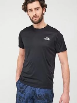 Image of The North Face Reaxion Red Box T-Shirt - Black