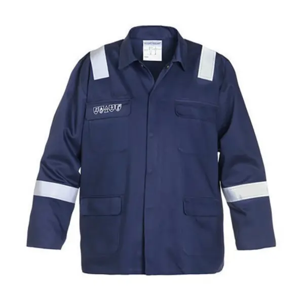 Image of Melk Hydrowear Melk Multi CVC Flame Retardant Anti-Static Jacket Navy Blue 36 HYD043505N36
