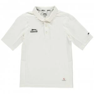 Image of Slazenger Three Quarter Cricket Shirt Junior Boys - White