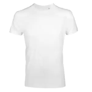 Image of SOLS Mens Imperial Slim Fit Short Sleeve T-Shirt (M) (White)