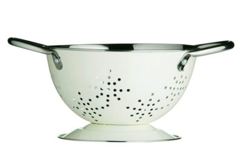 Image of Premier Housewares Retro Cream Enamel Mini Colander Cream