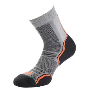 Image of 1000 Mile Unisex Adult Trail Socks (Pack of 2) (L) (Silver/Black)