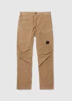 Image of C.P. Company Mens Corduroy Cargos In Cumin