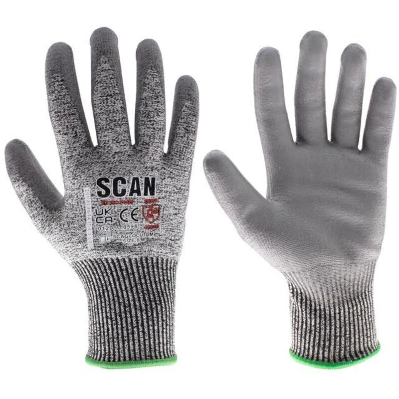 Image of Scan Pes3353 Pu Palm Cut D Gloves - Xl (Size 10) Scaglocutdxl