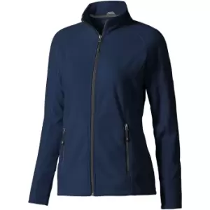 Image of Elevate Womens/Ladies Rixford Full Zip Polyfleece (L) (Navy)