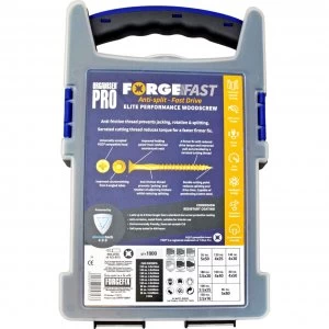 Image of Forgefix Forgefast Pozi Elite Performance Wood Screw Organiser Pack of 1000