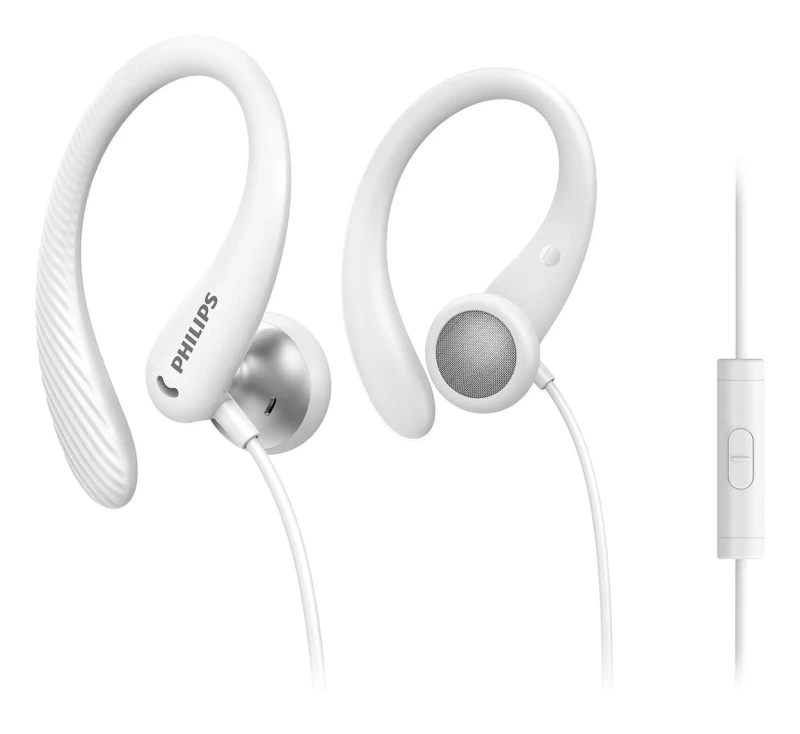 Image of Philips TAA1105WT/00 headphones/headset Wired Ear-hook. In-ear Sports