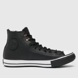 Image of Converse Black All Star Winter Trainers