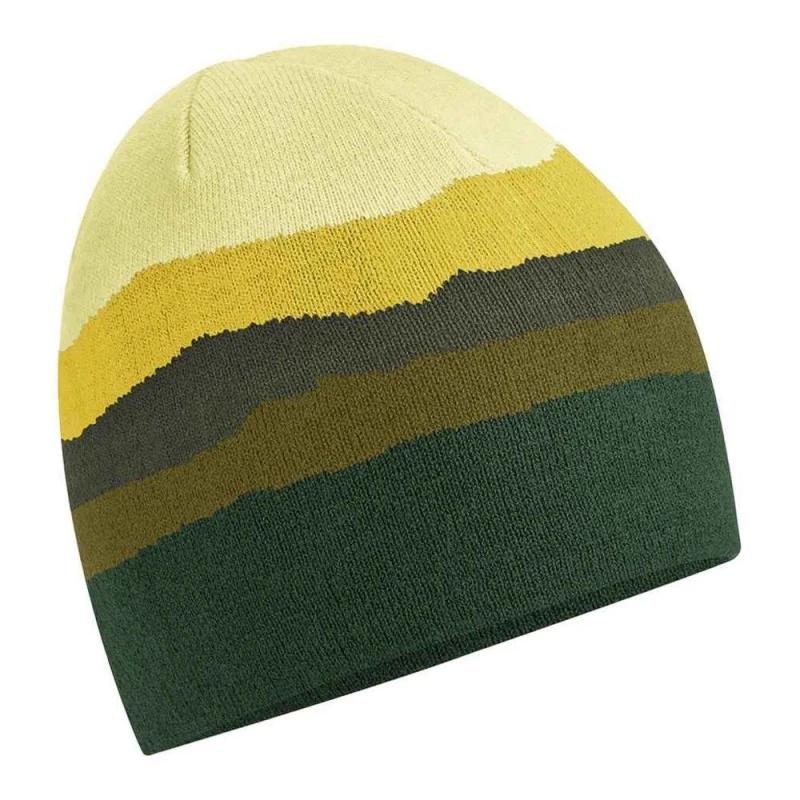 Image of Beechfield Beechfield Men Mountain Pull-On Beanie in Bright Green Bright Green One Size Male 5063470718269