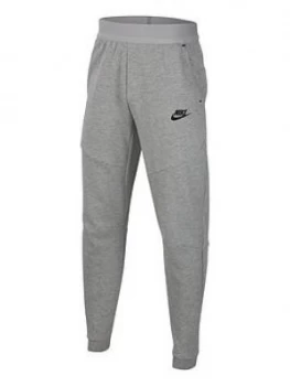 Image of Nike Older Boys Tech Fleece Pant - Grey/White