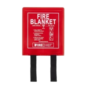 Image of 1 X 1M Fire Blanket, Rigid Case (BPR1/K40)