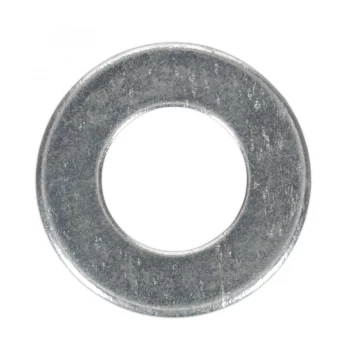 Image of SEALEY FWI105 Flat Washer 1/4" x 9/16" Table 3 Imperial Zinc BS 3410 Pack x100