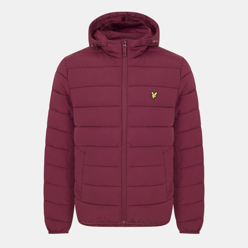Image of Lyle and Scott Puffer Jacket - Red Red XS