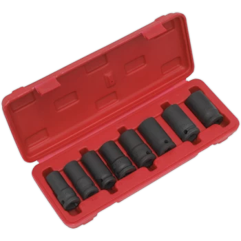 Image of Sealey 7 Piece 1/2" Drive Locking Wheel Nut Removal Set 1/2"