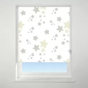 Image of Universal Patterned Twinkle Twinkle Neutral Blackout Roller Blind Natural