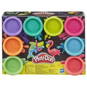 Image of PLAY-DOH 8 NEON COLOURS STARTER PACK