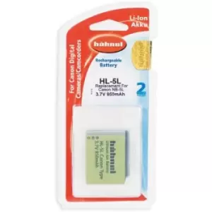 Image of Hahnel HL-5L Battery (Canon NB-5L)